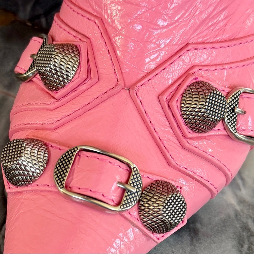NIB $2,600 Balenciaga Cagole Leather Designer Boot DEMNA Blush Pink 41/11 694395 - Picture 4 of 14